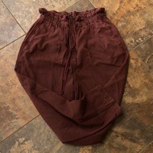 Free People burnished brown pants, EUC